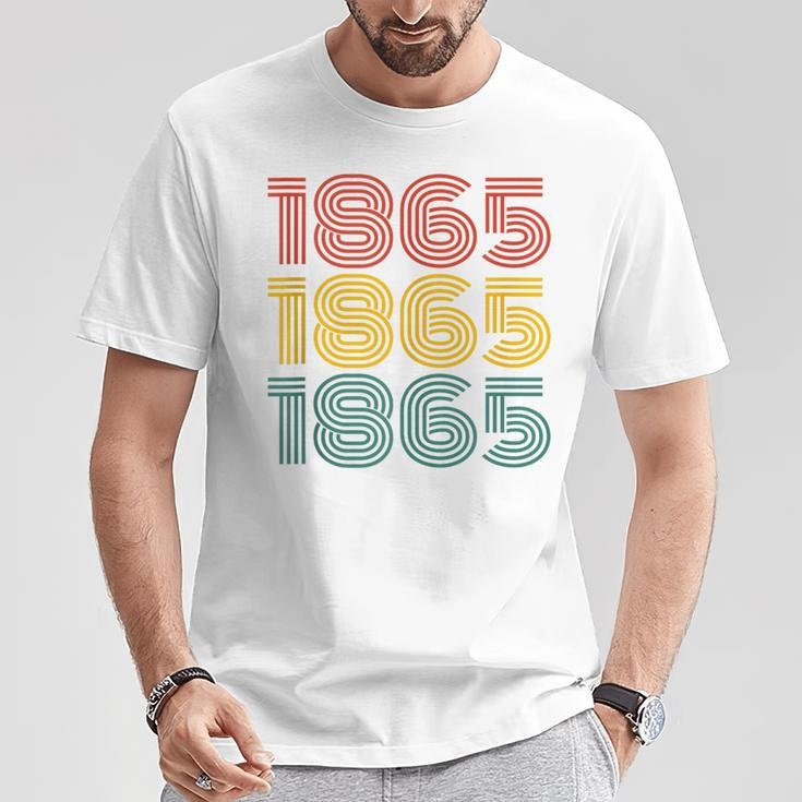 1865 Junenth Retro Embrace Freedom & Heritage T-Shirt Unique Gifts