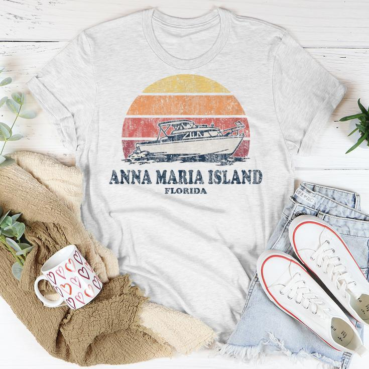 Anna Maria Island Fl Vintage Boating 70S Retro Boat T-Shirt Unique Gifts