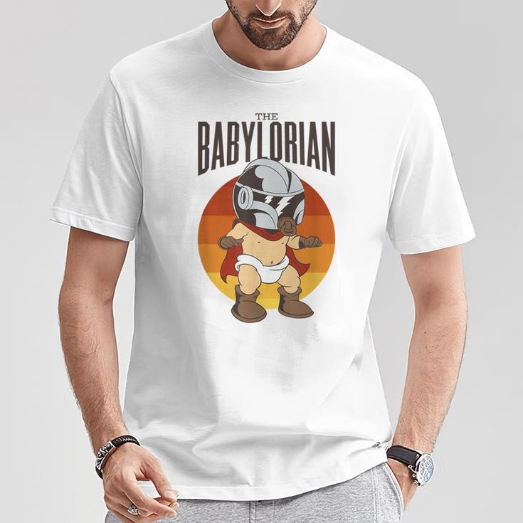 The Babylorian Cute Baby With Helmet Space Sci Fi Parody T-Shirt Unique Gifts