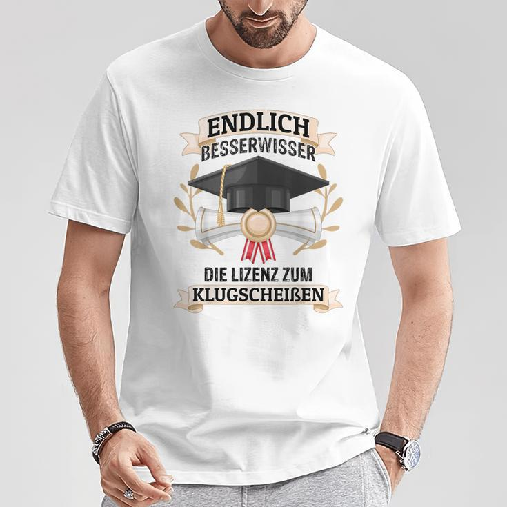 Bachelor Graduation Saying Exam Bestanden Uni Gra T-Shirt Lustige Geschenke