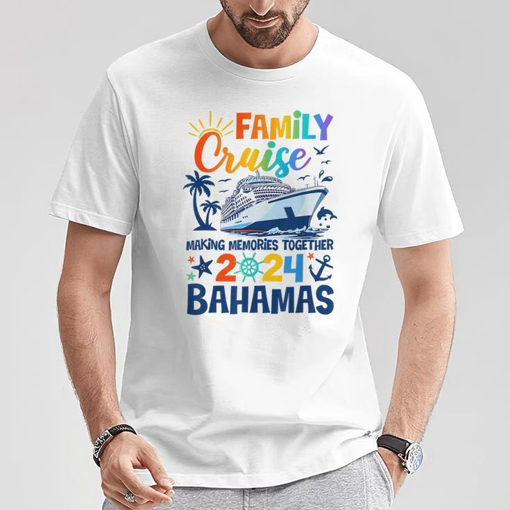 Bahamas Cruise 2024 Family Friends Group Vacation Matching T-Shirt Personalized Gifts