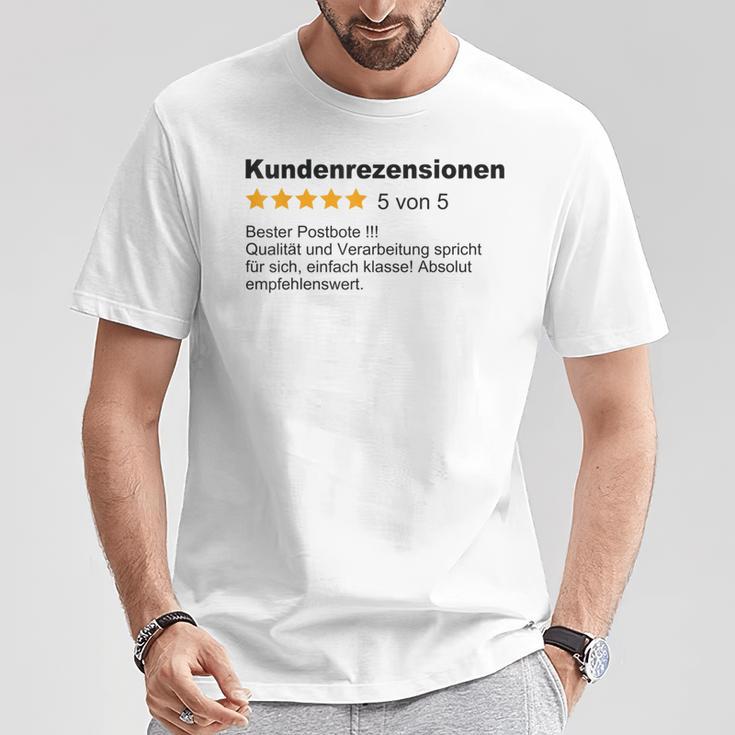 Bester Postman Best Postman T-Shirt Lustige Geschenke