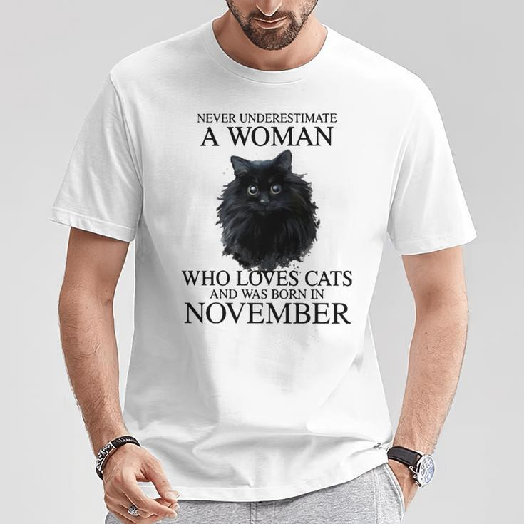 Born In November T-Shirt Funny Gifts