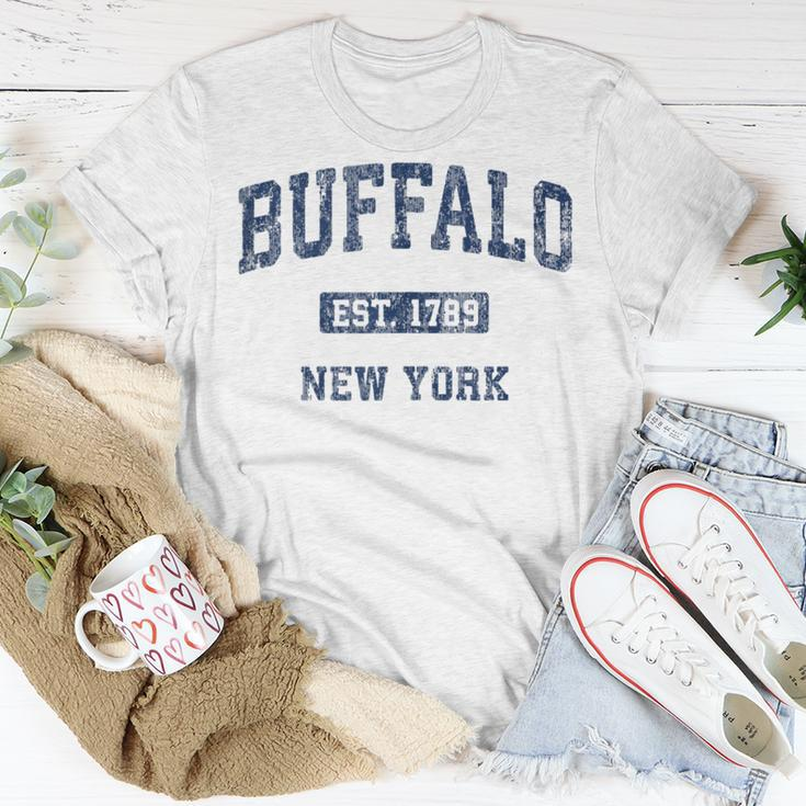 Buffalo New York Ny Vintage Athletic Sports T-Shirt Unique Gifts