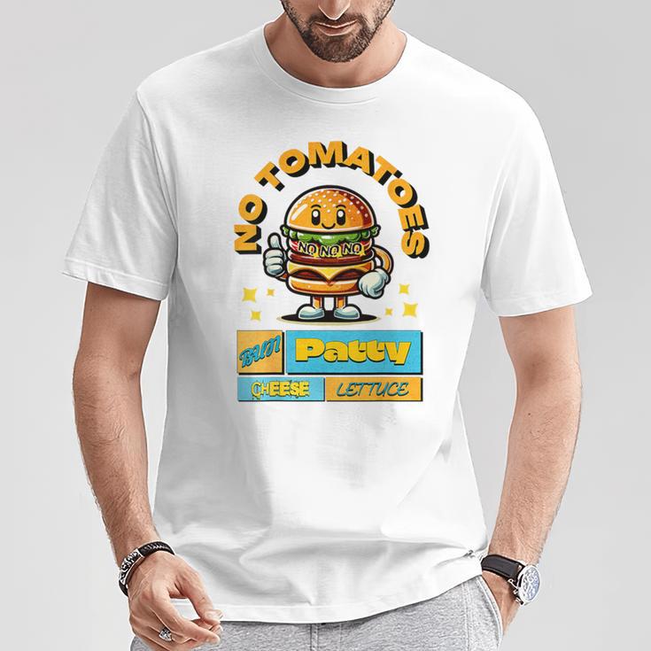 Burger-Fun- Witziger Spruch Comic-Style T-Shirt Lustige Geschenke