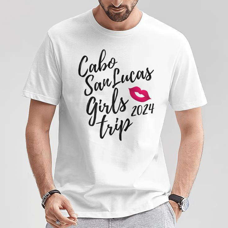 Cabo San Lucas Girls Trip 2024 Fun Matching Mexico Vacation T-Shirt Funny Gifts