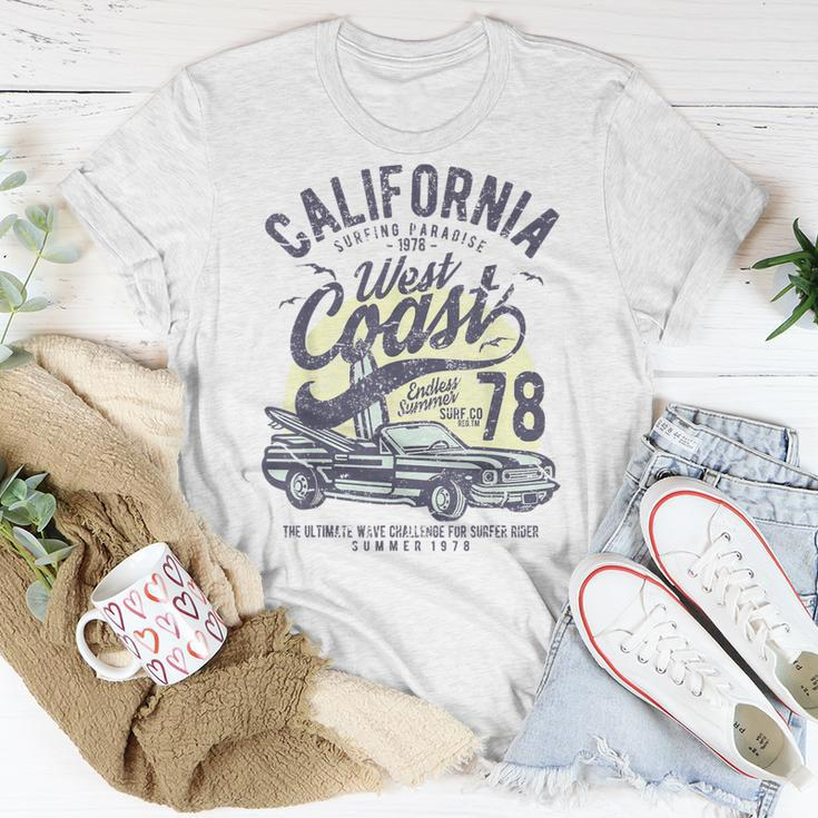 California West Coast Surfing Car Birthday T-Shirt Unique Gifts