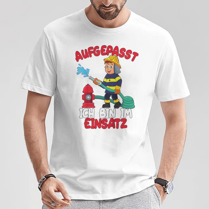 Children's Aufgepasst Ich Bin Im Einsatz T-Shirt Lustige Geschenke