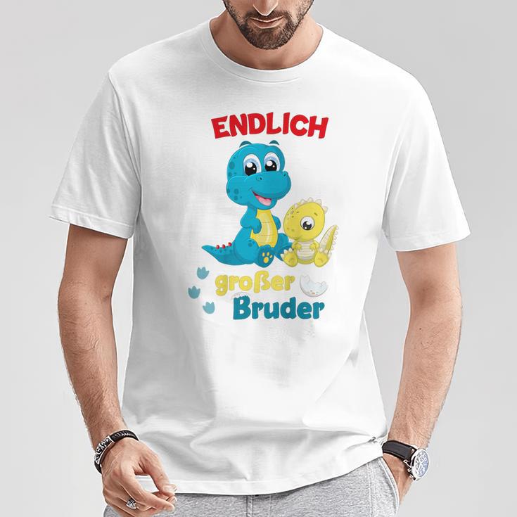 Children's Endlich Großer Bruder 2023 Announce Dino 80 T-Shirt Lustige Geschenke