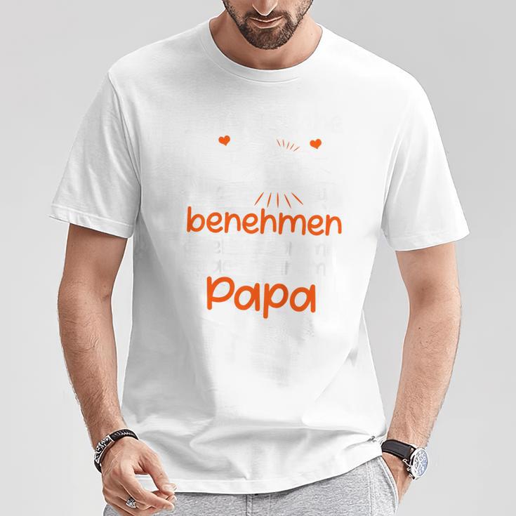 Children's Ichersuche Mich Zu Benehmen Papa Ichersuche Mich T-Shirt Lustige Geschenke