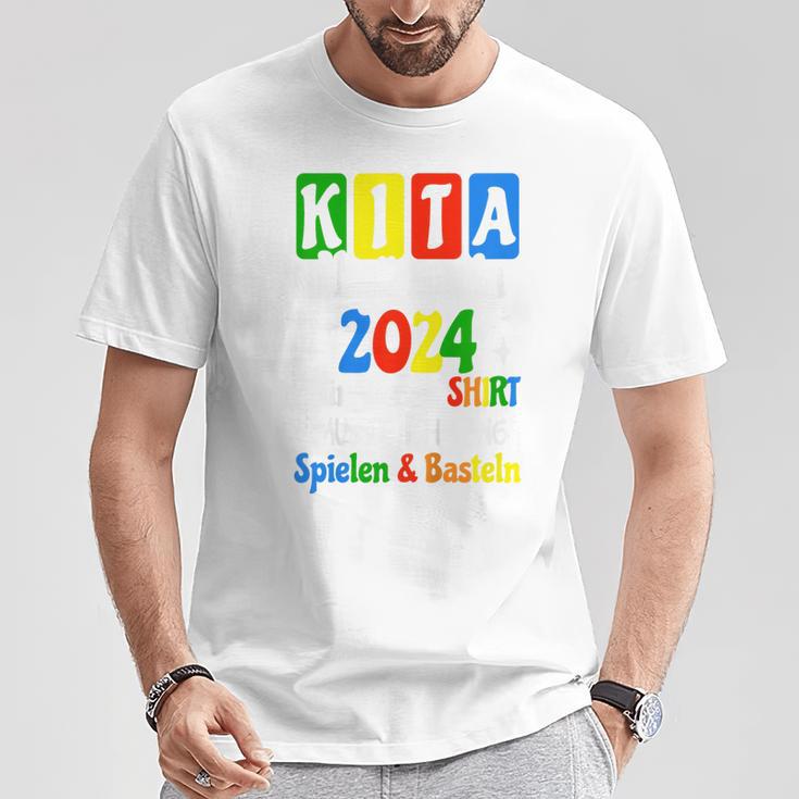 Children's Kita Abgängerin 2024 Kita Geschafft 2024 Kita Graduate 2024 T-Shirt Lustige Geschenke