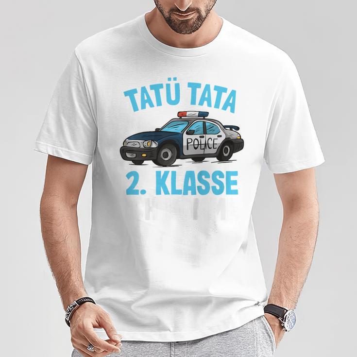 Children's Tatü Tata 2 Class Ich Komme School Boys Police 80 T-Shirt Lustige Geschenke