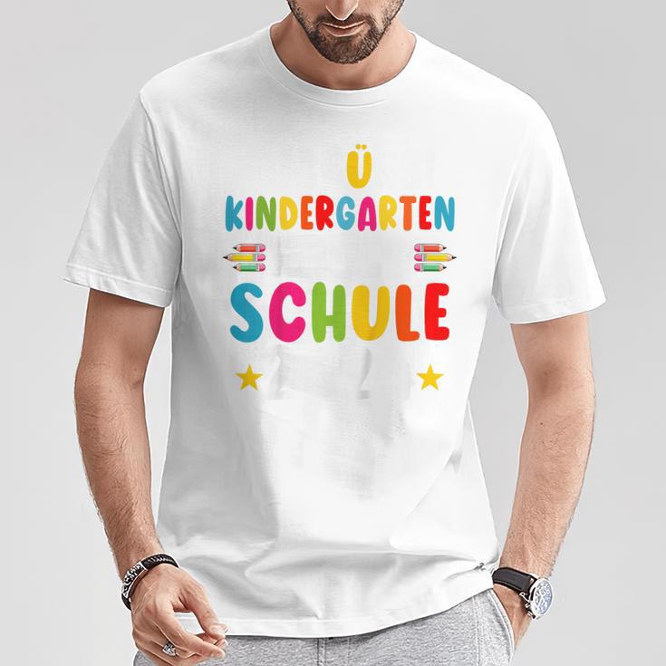 Children's Tschüss Kindergarten Hello School 2024 T-Shirt Lustige Geschenke