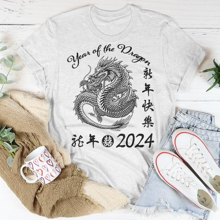 Chinese Calendar Dragon Year Happy New Year 2024 Graphic T-Shirt Unique Gifts