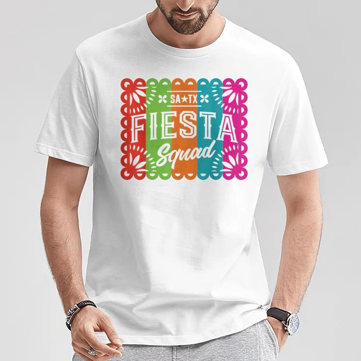 Cinco De Mayo 2024 Fiesta Squad Fiesta San Antonio Texas T-Shirt Unique Gifts