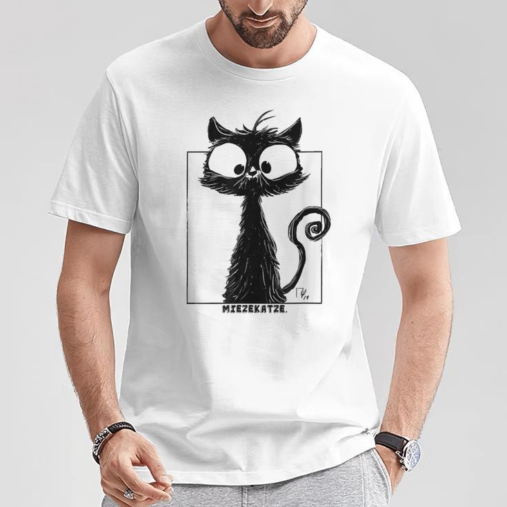 Cute Kitten Miezekatze Ein Miau Für Katzenliebe Gray S T-Shirt Lustige Geschenke