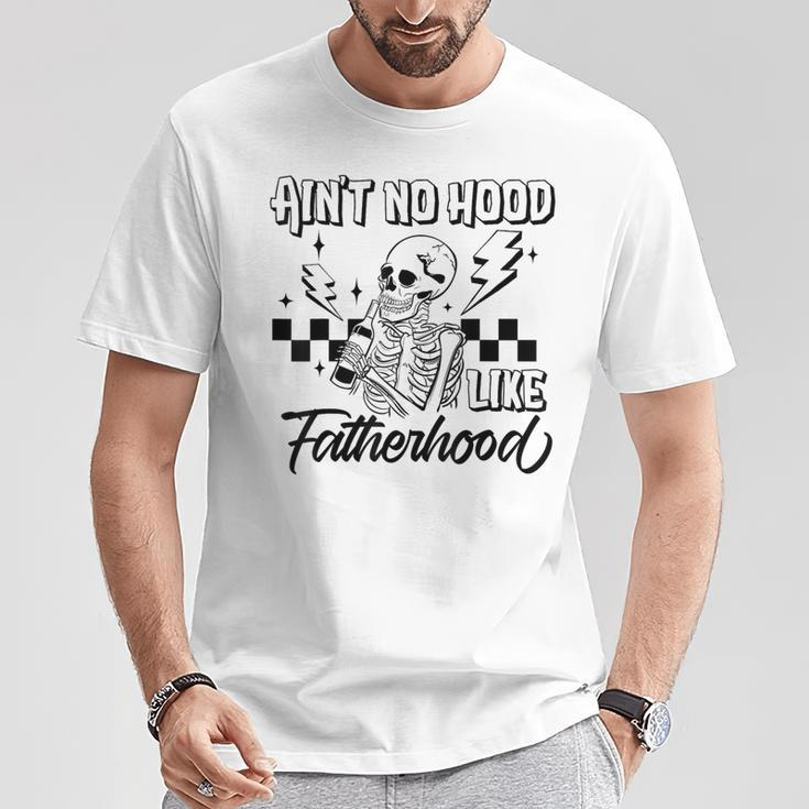 Dad Husband Skeleton Retro Beer Father's Day Daddy Saying T-Shirt Unique Gifts