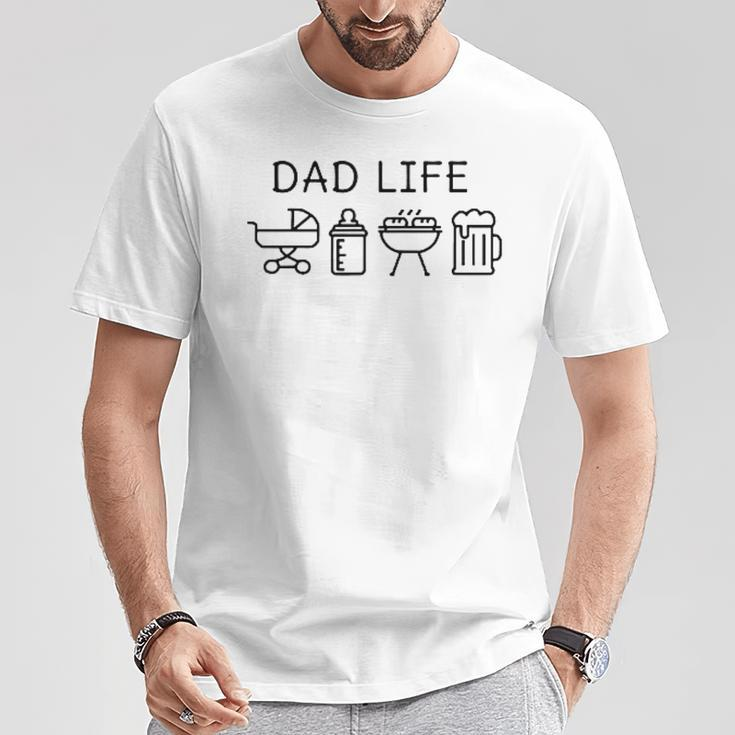 Dad Life Lustiges Herren T-Shirt mit Vater-Sprüchen Lustige Geschenke