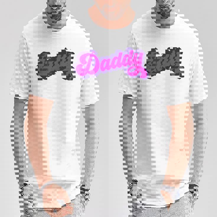 Daddy Pink Gay Bear Lgbt Homosexual Boyfriend Buddy Couples T-Shirt Unique Gifts