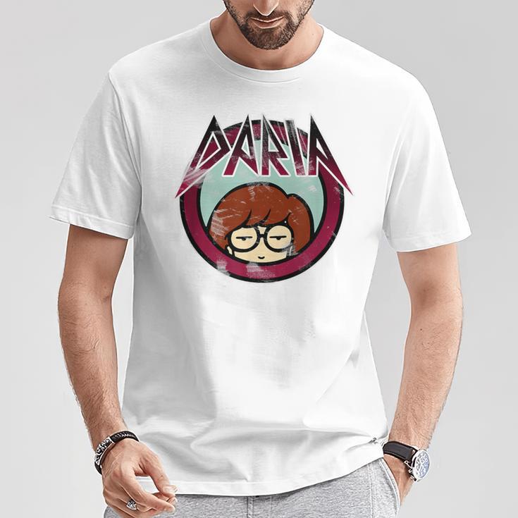 Daria Classic Metal Logo T-Shirt Lustige Geschenke