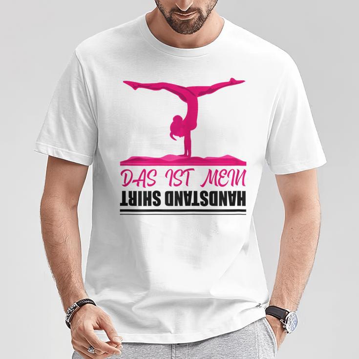 Das Ist Mein Handstand German Language White S T-Shirt Lustige Geschenke