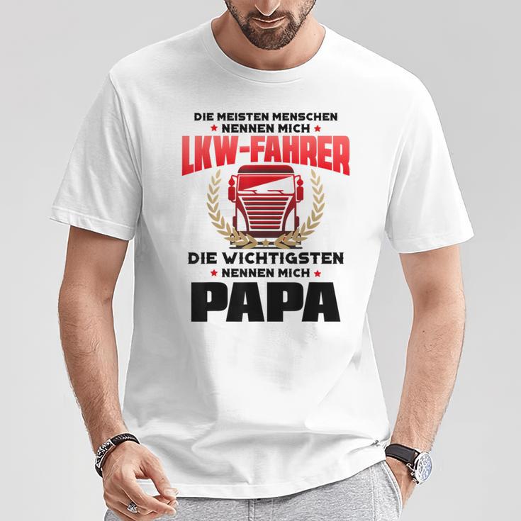 Die Wichtigsten Nennen Mich Papa Die Wichtigsten T-Shirt Lustige Geschenke