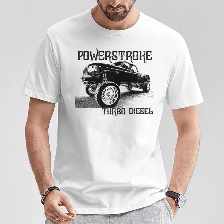 Diesel Power Stroke Coal Rolling Turbo Diesel Truck T-Shirt Unique Gifts