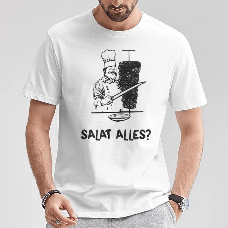 Döner Kebab Salat Alles T-Shirt Lustige Geschenke