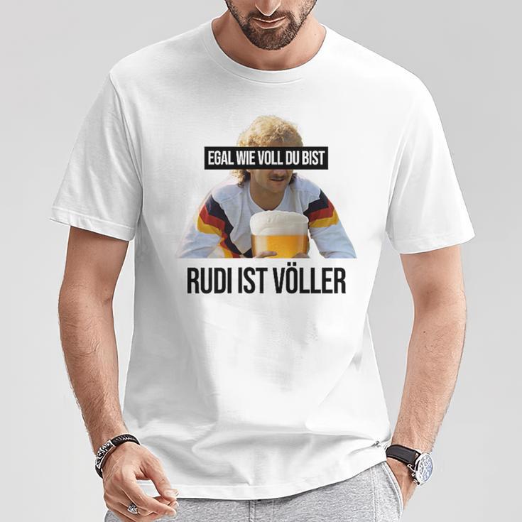 Egal Wieoll Du Bist Rudi Istoller Lecker Bierchen Bier T-Shirt Lustige Geschenke