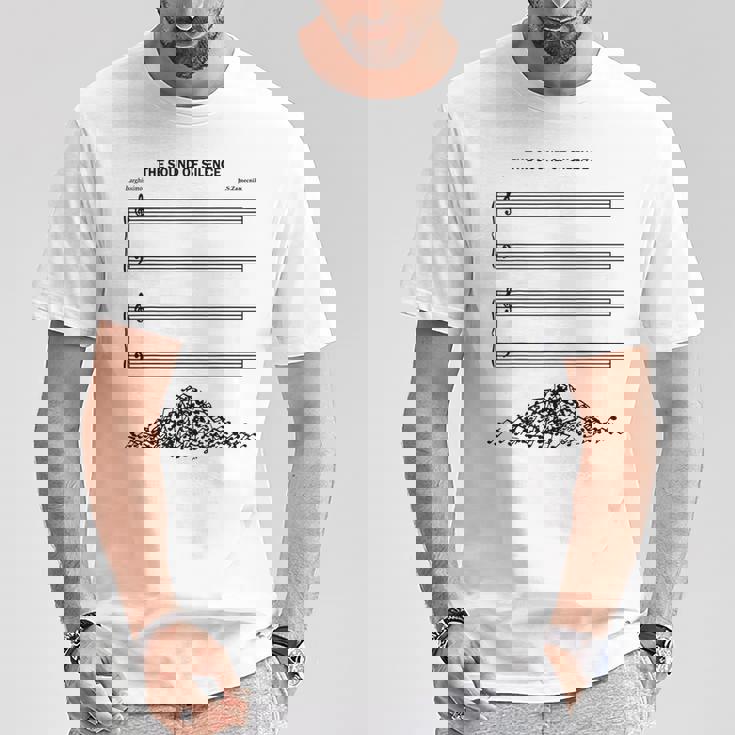 El Sonido Del Silencio Musical Divertido Camiseta unisex Regalos divertidos