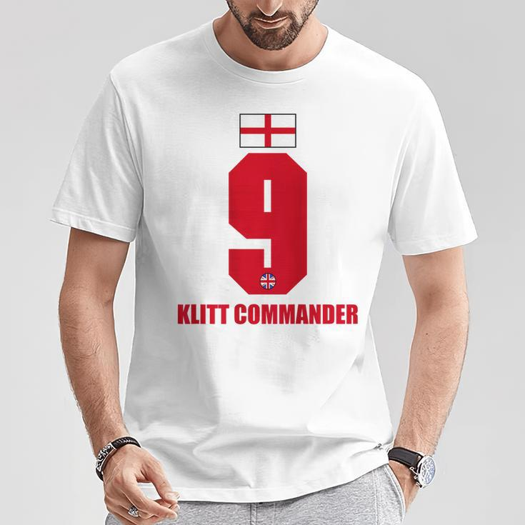 England Sauf Klitt Commander Son Name S T-Shirt Lustige Geschenke