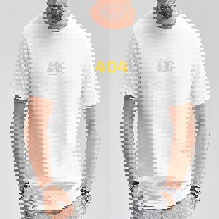 Error 404 Expresión Digital Camiseta unisex Regalos divertidos