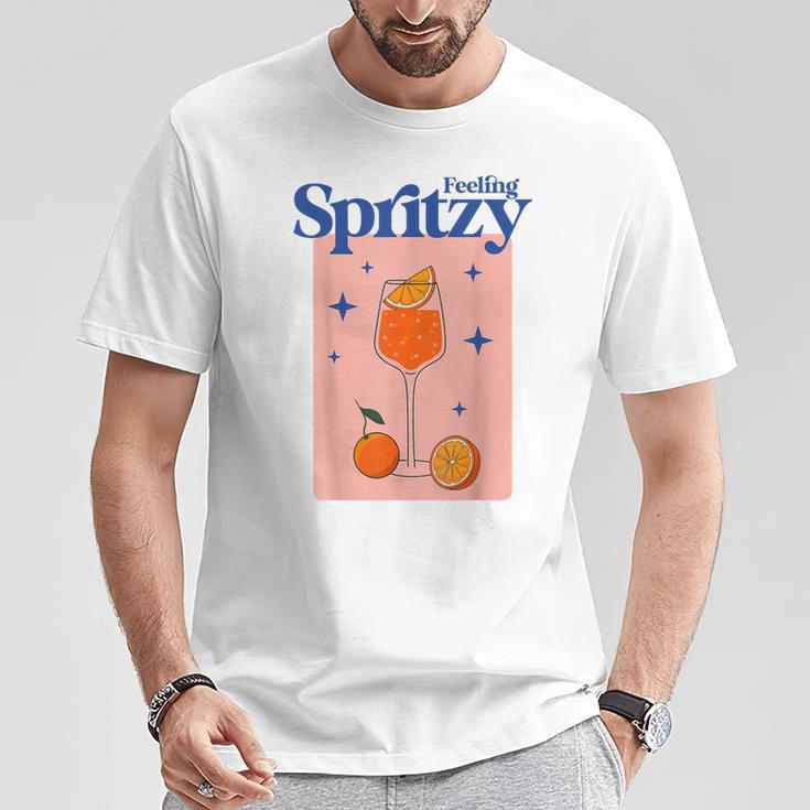 Feeling Spritzy X Hallöchen Aperölchen Aperoliker T-Shirt Lustige Geschenke