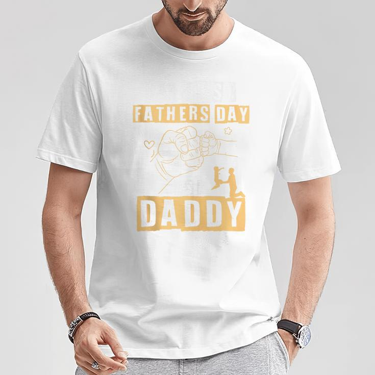 First Time Daddy New Dad 2024 Fathers Day T-Shirt Funny Gifts