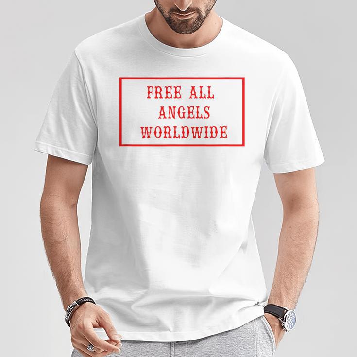 Free All Angels Worldwide T-Shirt Lustige Geschenke