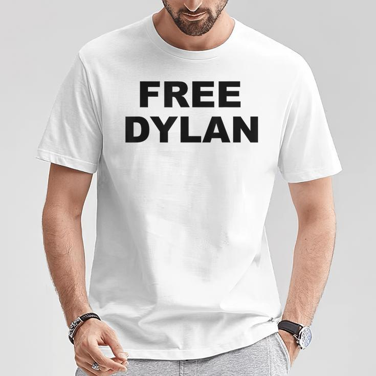 Free Dylan Vandal Novelty Gag American T-Shirt Unique Gifts