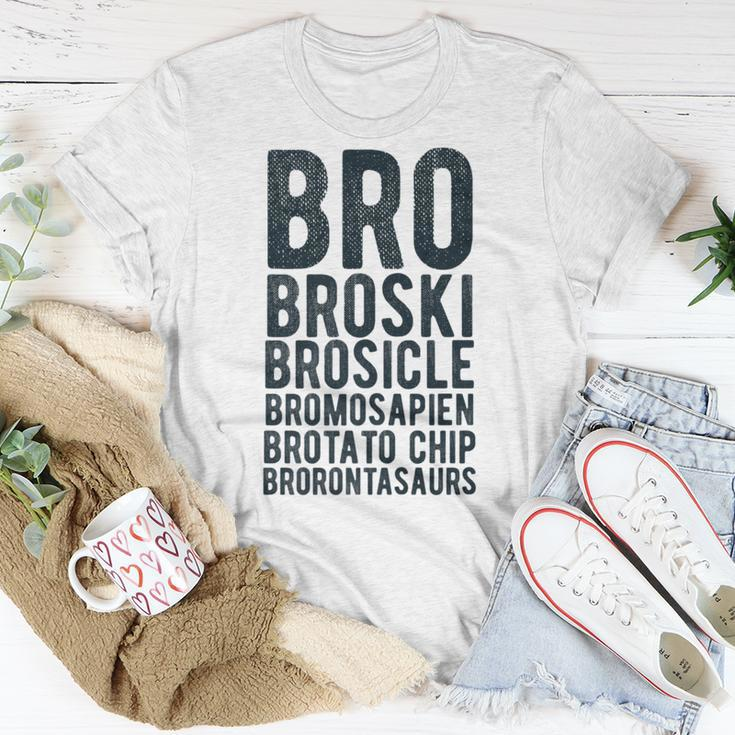 Brother Bro Names Sibling Family Or Friends T-Shirt Funny Gifts