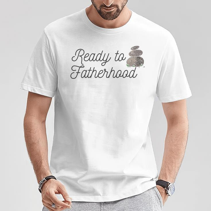 Father's Day Ready To Rock Fatherhood Dad To Be T-Shirt Funny Gifts