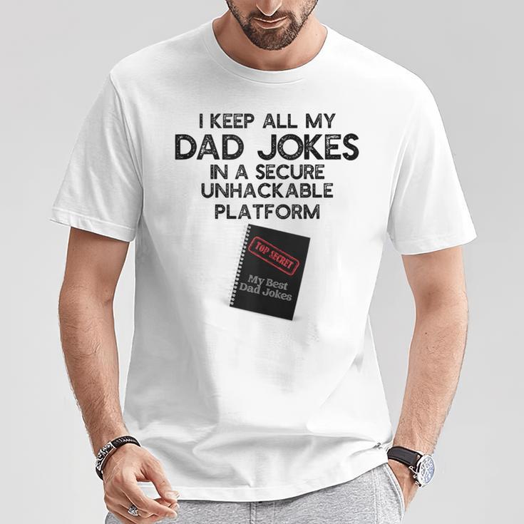 Geeky Dad Jokes T-Shirt Unique Gifts