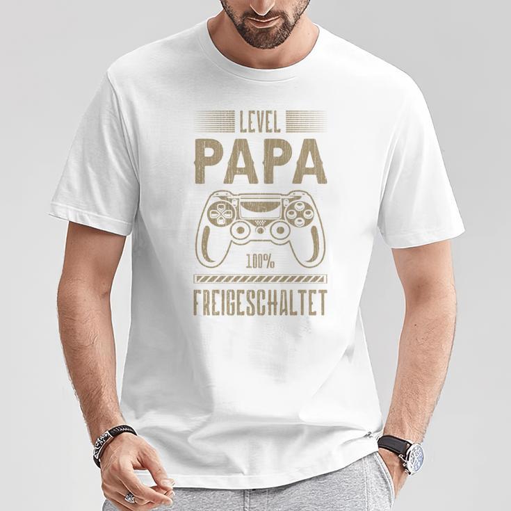 Für Papa Zur Geburt Frischgebackener Papa Gaming T-Shirt Lustige Geschenke