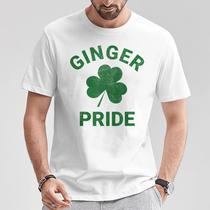 Ginger Pride Redhead St Patrick's Day T-Shirt Unique Gifts