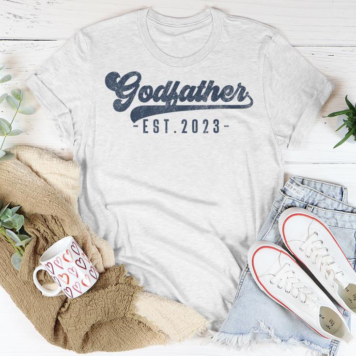 Godfather Est 2023 Godfather To Be New God Dad T-Shirt Unique Gifts