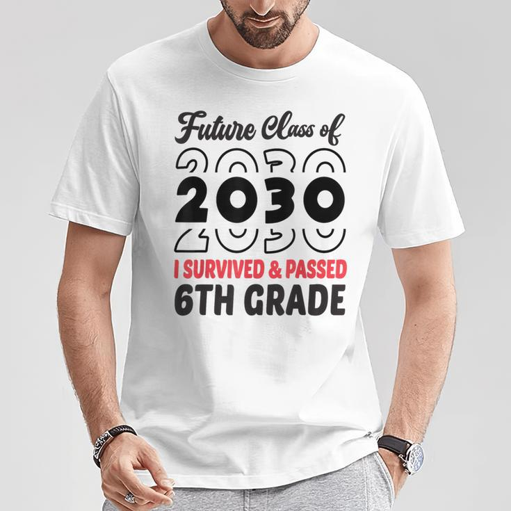 Graduation 2024 Future Class Of 2030 6Th Grade T-Shirt Unique Gifts
