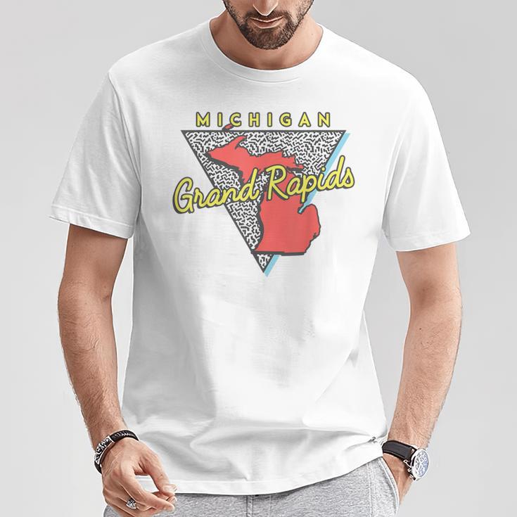 Grand Rapids MichiganVintage Mi Triangle T-Shirt Unique Gifts