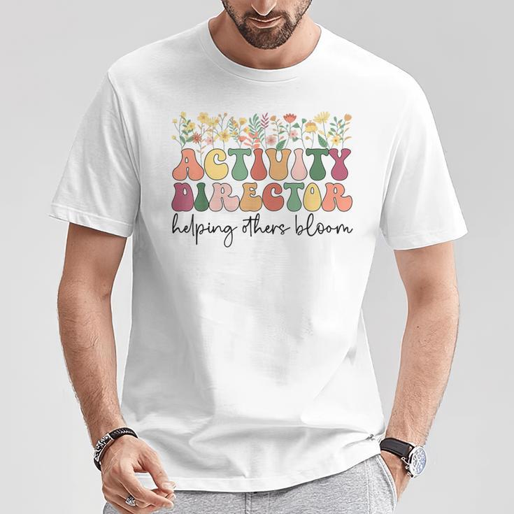 Groovy Activity Director Activity Professional Week T-Shirt Funny Gifts