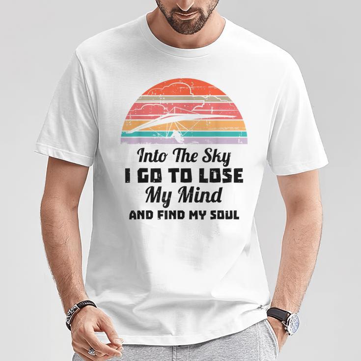 Hang Gliding Into The Sky I Go To Find My Soul T-Shirt Unique Gifts