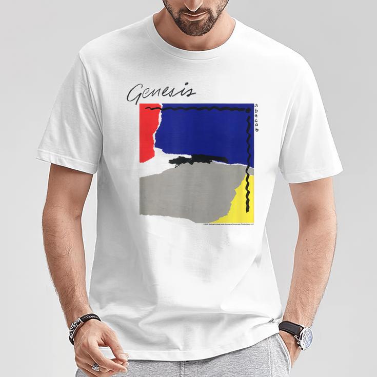 Herren T-Shirt mit Genesis-Schriftzug in abstraktem Design Lustige Geschenke