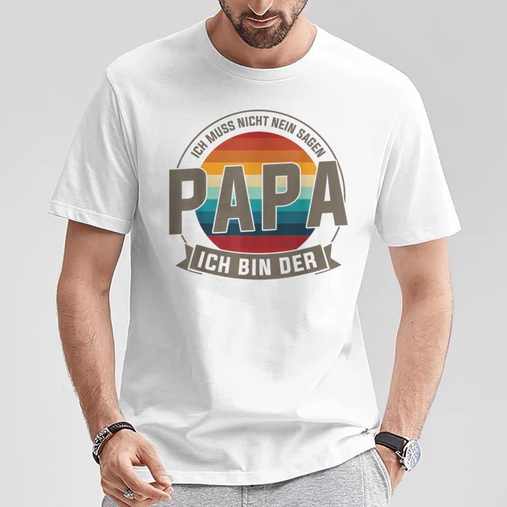 Ich Bin Der Papa Papa Familie T-Shirt Lustige Geschenke