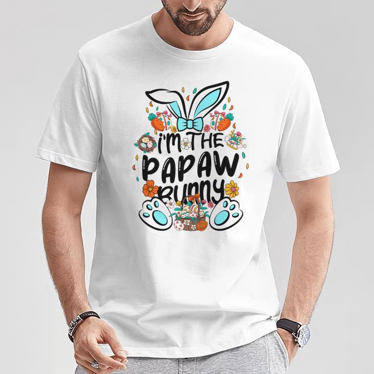 Ich Bin Der Papaw-Hase Lustiger Papaw-Ostertag T-Shirt Lustige Geschenke