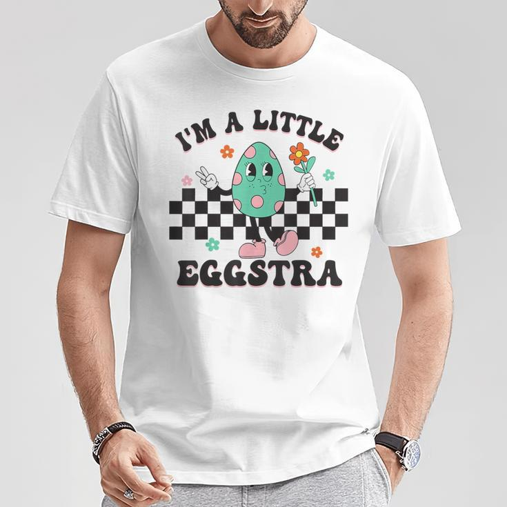 I'm A Little Eggstra Cute Bunny Eggs Happy Easter Day T-Shirt Funny Gifts